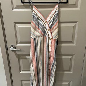NWT Express Striped Midi Dress. Size S.